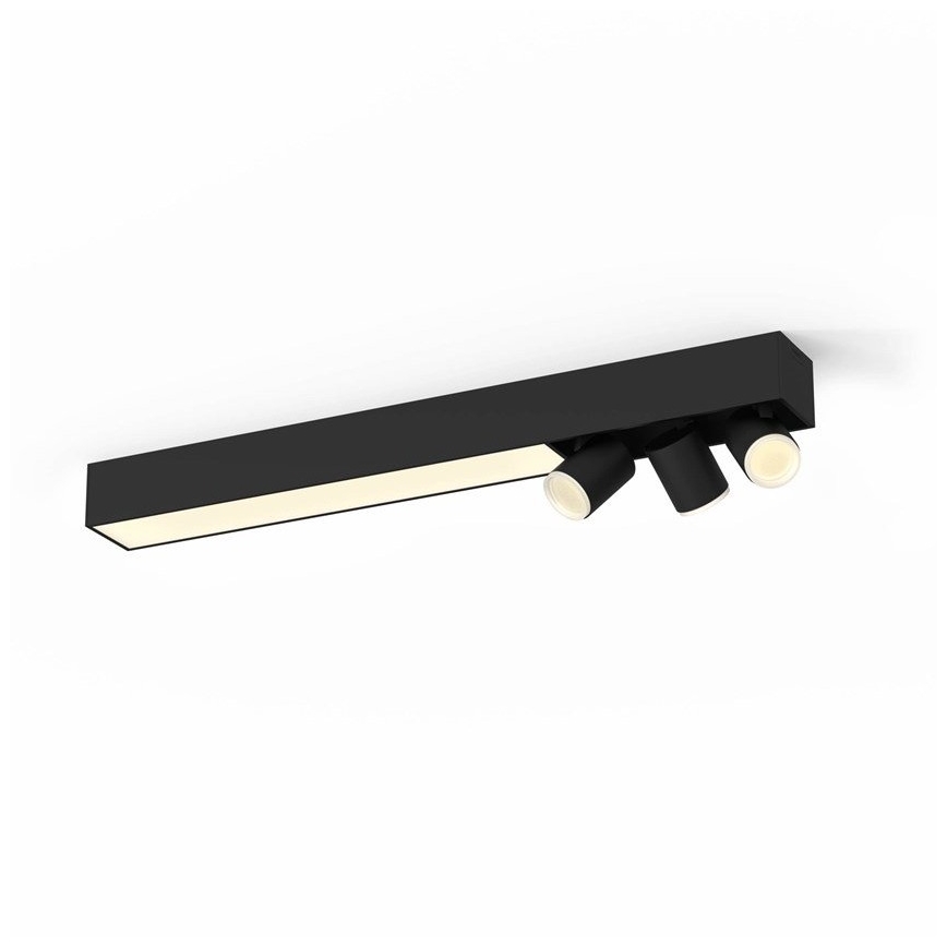 Philips - LED RGBW reguliuojamas taškinis šviestuvas LED/25W/230V + 3xGU10/5,7W