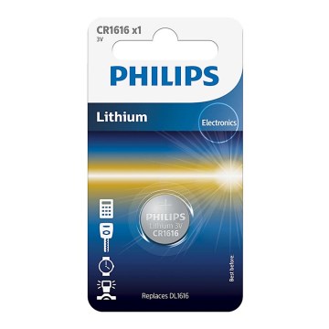 Philips CR1616/00B - Ličio baterijos  (tabletė) CR1616 MINICELLS 3V 52mAh