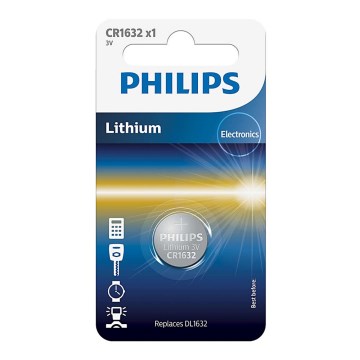 Philips CR1632/00B - Ličio baterijos  (tabletė) CR1632 MINICELLS 3V 142mAh