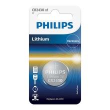 Philips CR2430/00B - Ličio baterijos  (tabletė) CR2430 MINICELLS 3V 300mAh