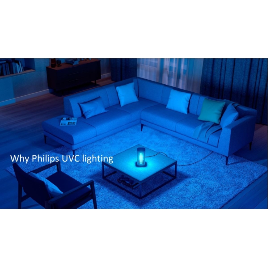 Philips - Dezinfekcinė germicidinė lempa su jutikliu UV-C/24W/230V