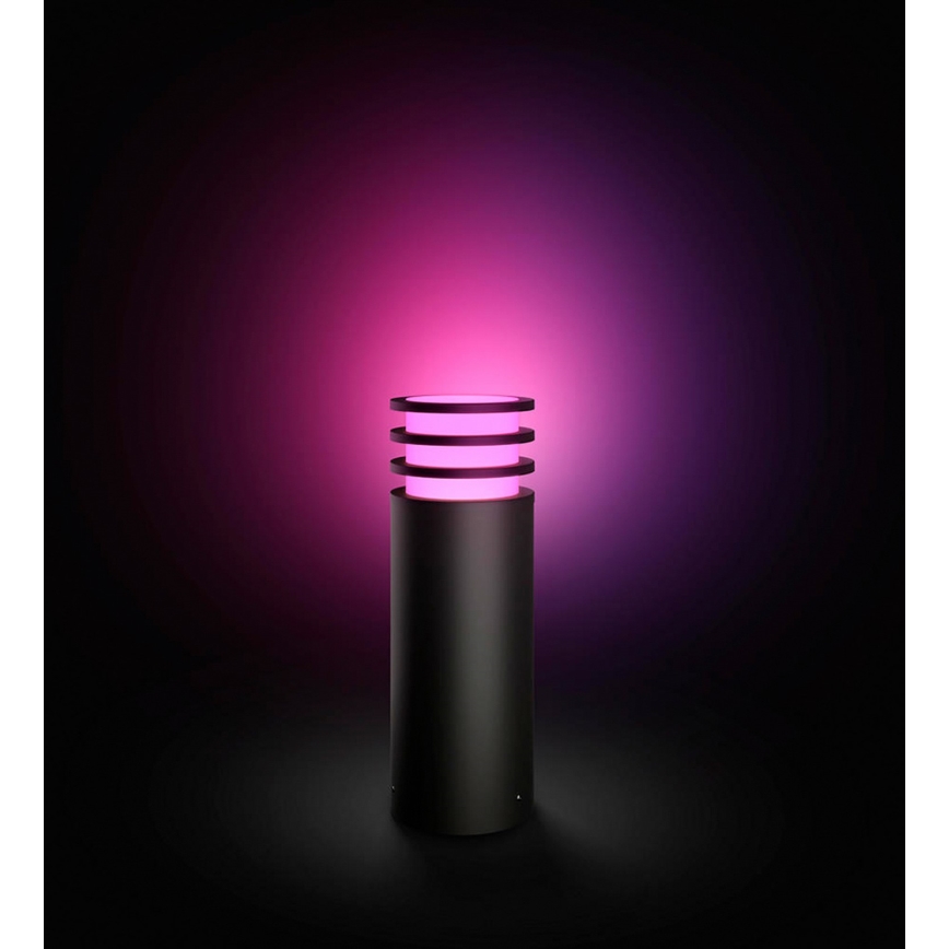 Philips - LED RGB dimeriuojamas lauko šviestuvas Hue LUCCA 1xE27/8,1W/230V 25 cm 1000-20000K IP44