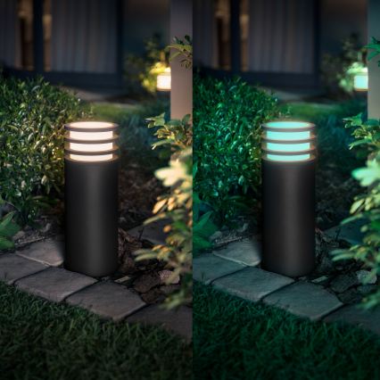 Philips - LED RGB dimeriuojamas lauko šviestuvas Hue LUCCA 1xE27/8,1W/230V 25 cm 1000-20000K IP44