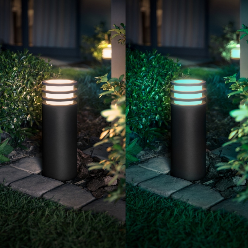 Philips - LED RGB dimeriuojamas lauko šviestuvas Hue LUCCA 1xE27/8,1W/230V 25 cm 1000-20000K IP44
