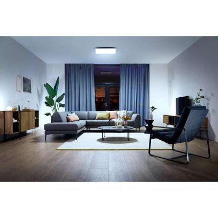 Philips - dimeriu reguliuojamas LED lubinis šviestuvas Hue AURELLE LED/39W/230V 2200-6500K 60x60 cm baltas