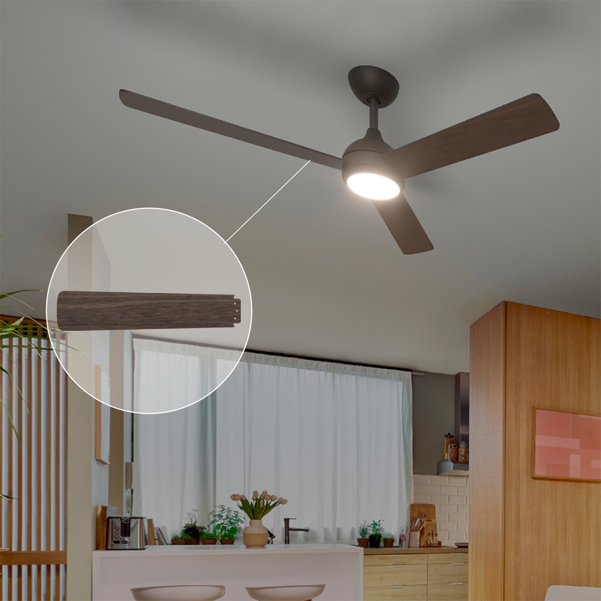 Philips - LED dimeriuojamas lubinis ventiliatorius CIVX LED/24W/230V + su nuotoliniu pulteliu