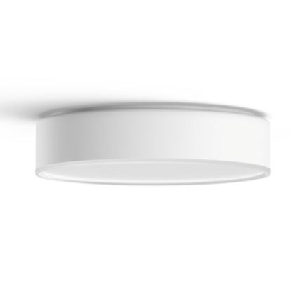 Philips - reguliuojamo ryškumo LED lubų šviestuvas Hue, LED 9,6 W, 230 V, 2200–6500 K, skersmuo 261 mm, baltas, su nuotoliniu pultu