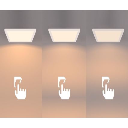 Philips - Dimeriuojamas lubinis LED šviestuvas LED/15W/230V 2700K 39,5x39,5 cm