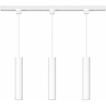 Philips - EASYLINK bėginės sistemos pakabinamas šviestuvas ant laido 3xGU10/7W/230V 157 cm baltas