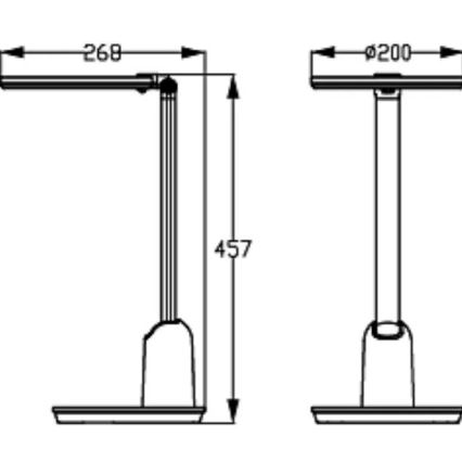Philips - LED reguliuojama jutiklinė stalinė lempa EINSTEIN SCENE SWITCH LED/15W/230V 2800/4000/5100K CRI94