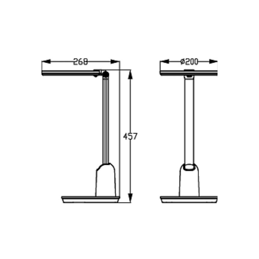 Philips - LED reguliuojama jutiklinė stalinė lempa EINSTEIN SCENE SWITCH LED/15W/230V 2800/4000/5100K CRI94