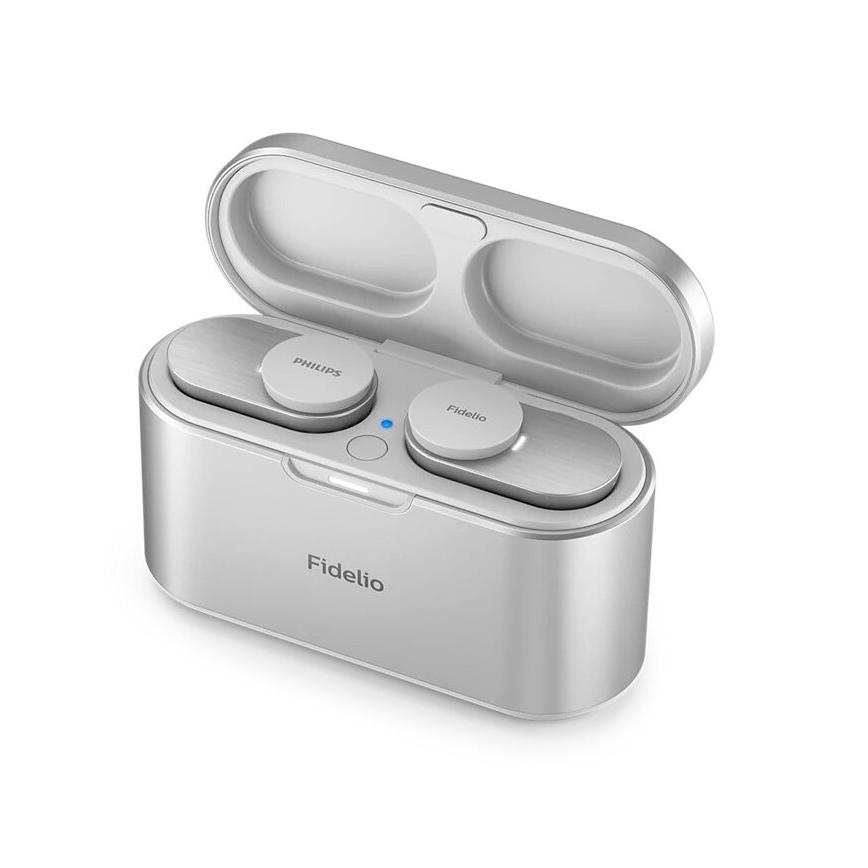Philips Fidelio T1WT/00 - Belaidės ausinės IPX4 sidabro spalvos