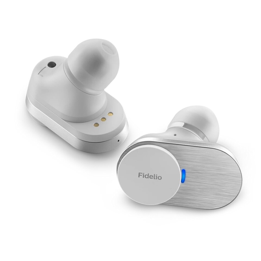 Philips Fidelio T1WT/00 - Belaidės ausinės IPX4 sidabro spalvos