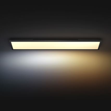 Philips - LED reguliuojamas lubų šviestuvas Hue AURELLE LED/39W/230V 2200-6500K 120x30 cm juodas