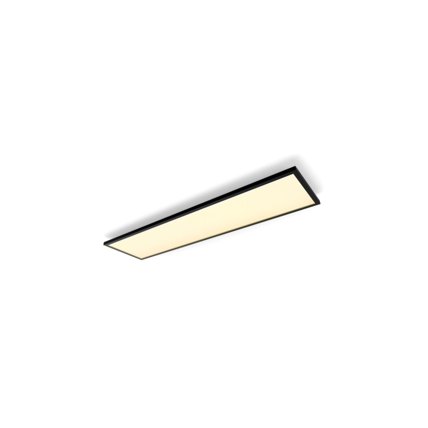 Philips - LED reguliuojamas lubų šviestuvas Hue AURELLE LED/39W/230V 2200-6500K 120x30 cm juodas