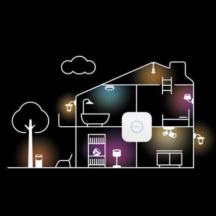 Philips - LED RGBW reguliuojama stalinė lempa Hue SIGNE LED/29W/230V 2000-6500K juoda