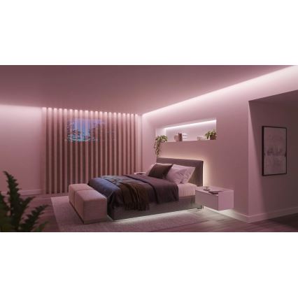 Philips - LED RGBW reguliuojama juosta Hue WHITE AND COLOR AMBIANCE 5m LED/20W/230V 2000-6500K