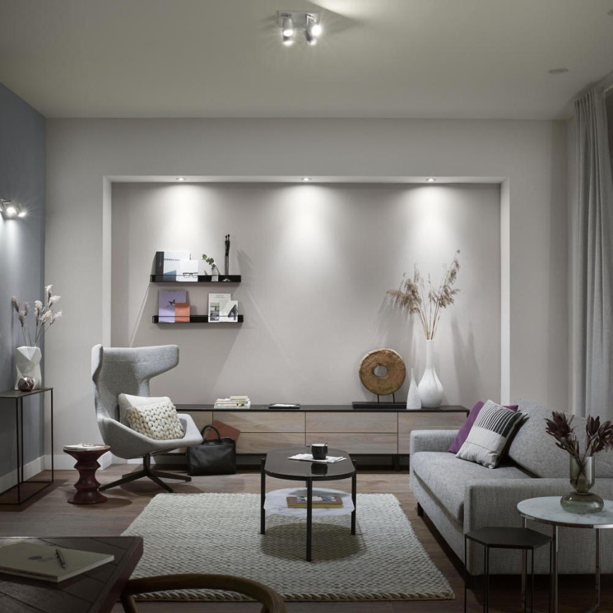 Pagrindinis Philips Hue WHITE AND COLOR AMBIANCE rinkinys 3xGU10/5,7W/230V 2000-6500K + jungiamasis įrenginys