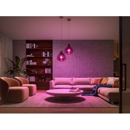 Pradinis rinkinys Philips Hue WHITE AND COLOR AMBIANCE 3xE27/9W/230V 2000-6500K + Hue bridge