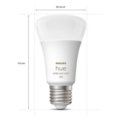 Pradinis rinkinys Philips Hue WHITE AND COLOR AMBIANCE 3xE27/9W/230V 2000-6500K + Hue bridge