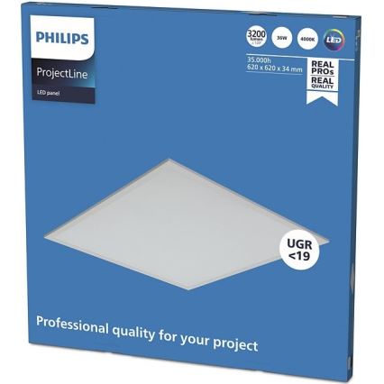 Philips - Įleidžiama lubinė LED panelė PROJECTLINE LED/36W/230V 62x62 cm