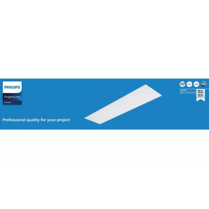 Philips - įleidžiamas LED panelis PROJECTLINE LED/36W/230V UGR19 4000K 119x29,5 cm