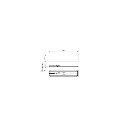 Philips - įleidžiamas LED panelis PROJECTLINE LED/36W/230V UGR19 4000K 119x29,5 cm