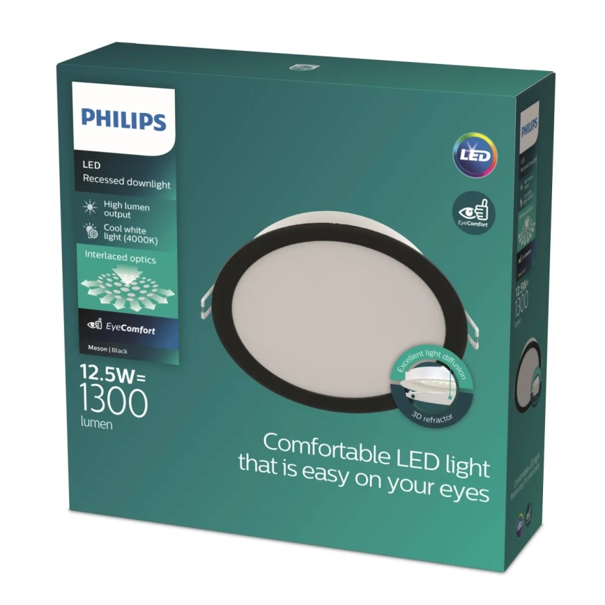 Philips - įleidžiamasis šviestuvas MESON LED/12,5W/230V 4000K