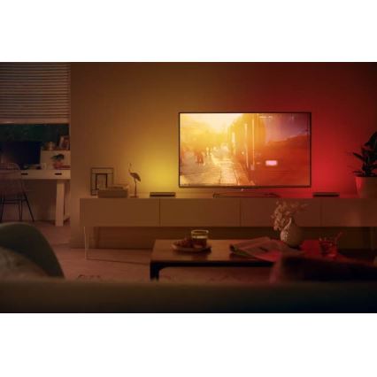 Philips - Hue PLAY LED RGB išplėtimo komplektas, dimeriuojamas stalinis šviestuvas LED/6W/230V, baltas