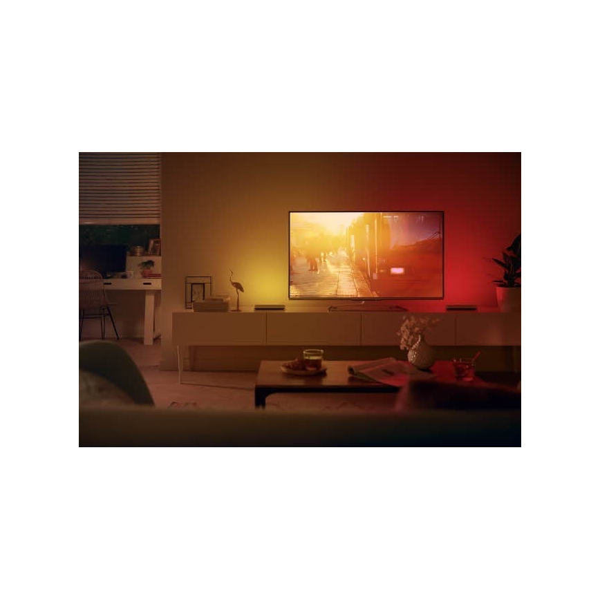 Philips - Hue PLAY LED RGB išplėtimo komplektas, dimeriuojamas stalinis šviestuvas LED/6W/230V, baltas