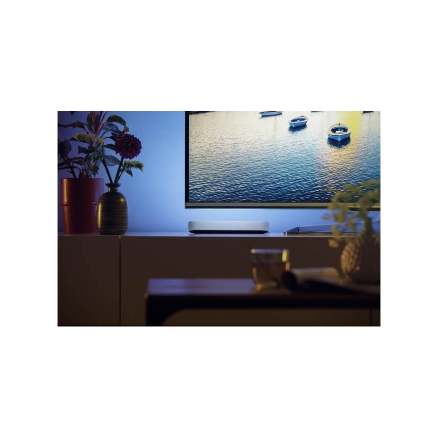 Philips - Hue PLAY LED RGB išplėtimo komplektas, dimeriuojamas stalinis šviestuvas LED/6W/230V, baltas