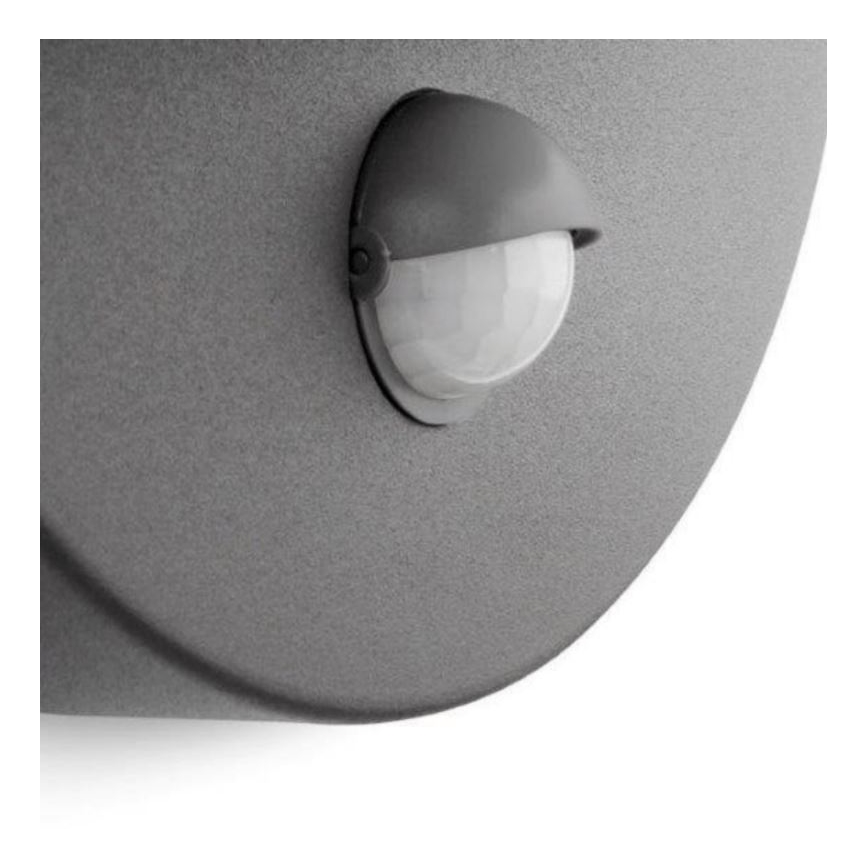 Philips - Lauko sieninis šviestuvas su jutikliu JUNE 1xE27/12W/230V IP44