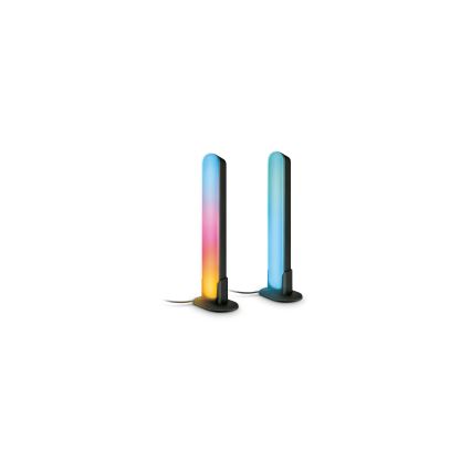 Philips - RINKINYS 2x LED RGBIC reguliuojamas šviestuvas SMART GRADIENT LED/8W/230V 2700-6500K Wi-Fi