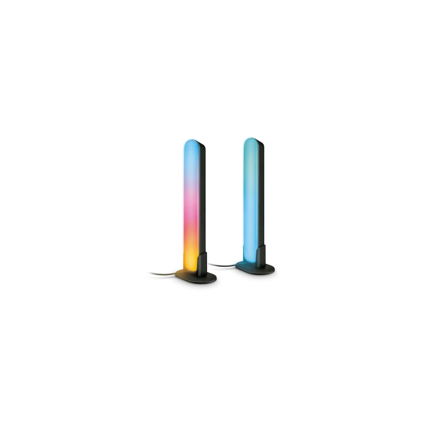 Philips - RINKINYS 2x LED RGBIC reguliuojamas šviestuvas SMART GRADIENT LED/8W/230V 2700-6500K Wi-Fi