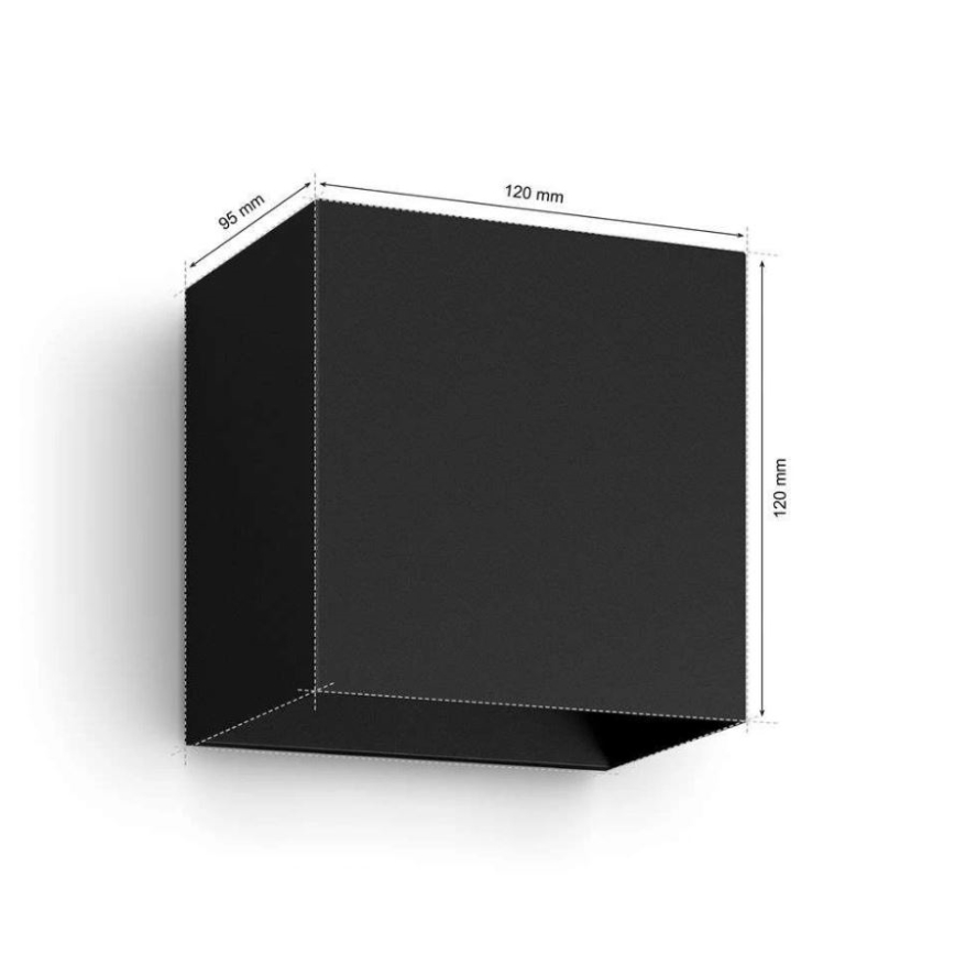 Philips - KOMPLEKTAS 2x LED RGBW pritemdomi lauko sieniniai šviestuvai Hue RESONATE LED/8W/230V 2000-6500K IP44