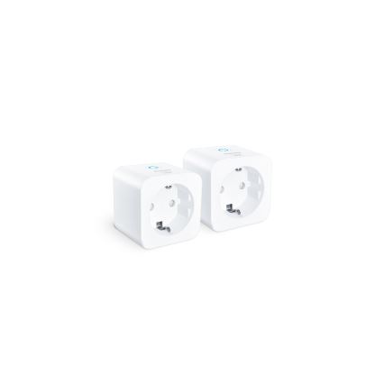 Philips - KOMPLEKTAS 2x išmanios SCHUKO rozetės 2300W + elektros energijos matuoklis Wi-Fi