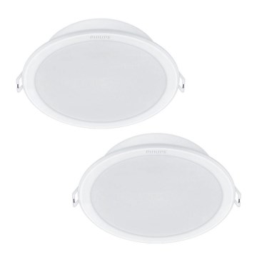 Philips - KOMPLEKTAS 2x LED įleidžiamas lubinis šviestuvas LED/23,5W/230V