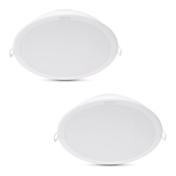 Philips - KOMPLEKTAS 2x LED įleidžiamas lubinis šviestuvas MESON LED/23,5W/230V 4000K