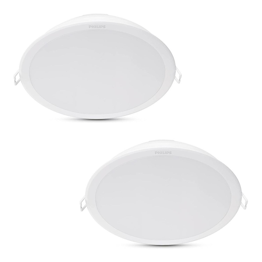 Philips - KOMPLEKTAS 2x LED įleidžiamas lubinis šviestuvas MESON LED/23,5W/230V 4000K