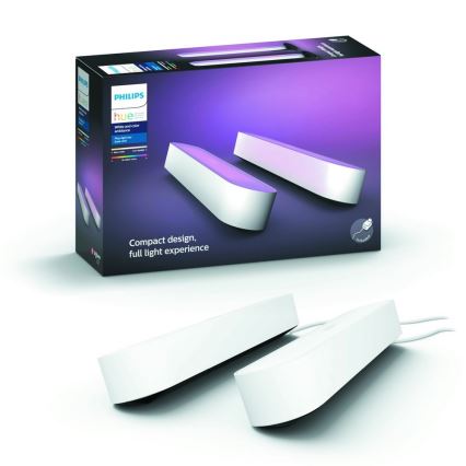 Philips - 2x LED pritemdomas stalo šviestuvas Hue PLAY LED/6W/230V baltas