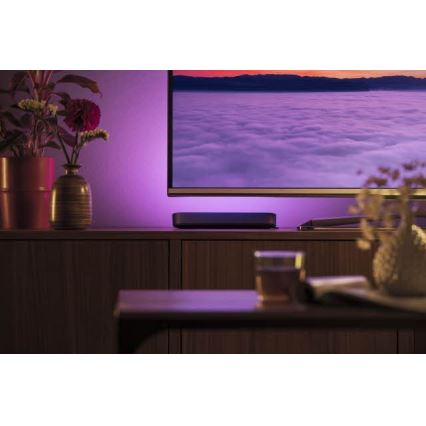 Philips - KOMPLEKTAS 2x LED RGB pritemdomas stalo šviestuvas Hue PLAY AMBIANCE LED/6W/230V