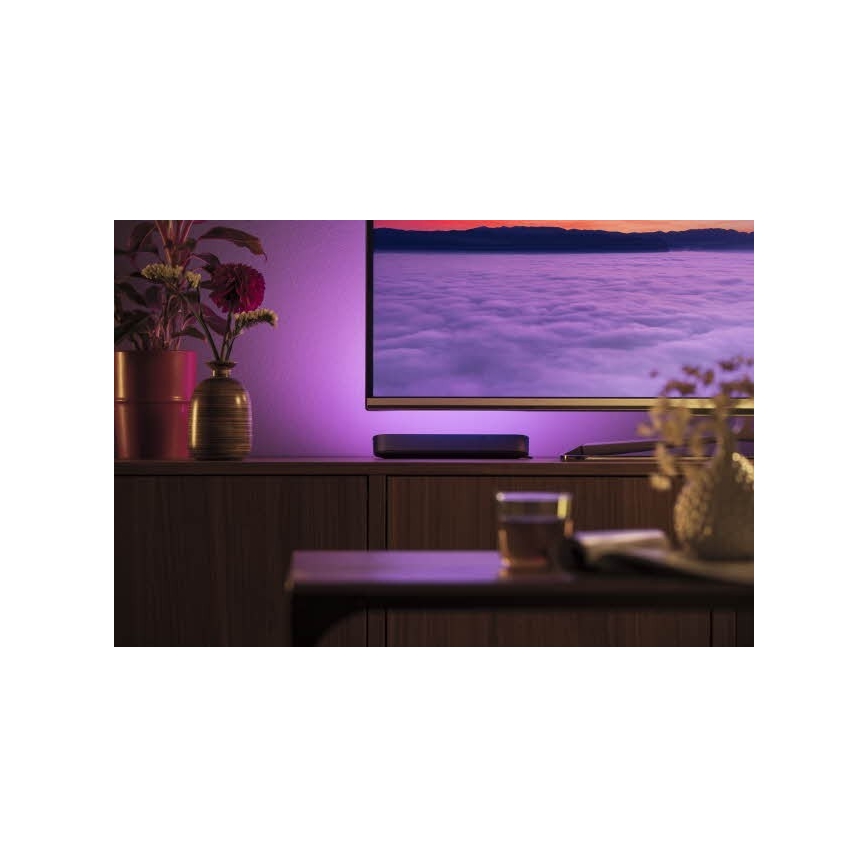 Philips - KOMPLEKTAS 2x LED RGB pritemdomas stalo šviestuvas Hue PLAY AMBIANCE LED/6W/230V