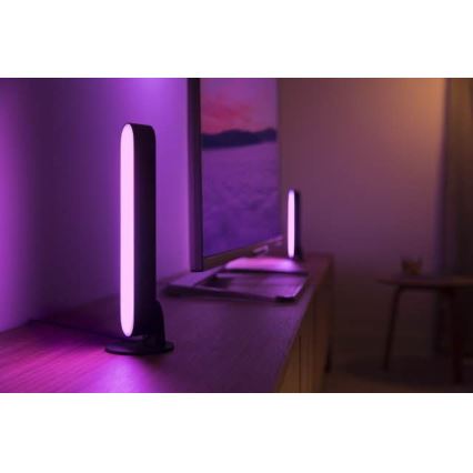 Philips - KOMPLEKTAS 2x LED RGB pritemdomas stalo šviestuvas Hue PLAY AMBIANCE LED/6W/230V