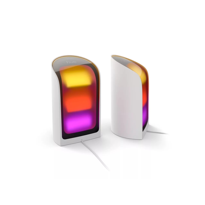 Philips - RINKINYS 2 vnt. LED RGBW Pritemdomas projektinis šviestuvas Hue PLAY LED/20W/230V 2000–6500K baltas