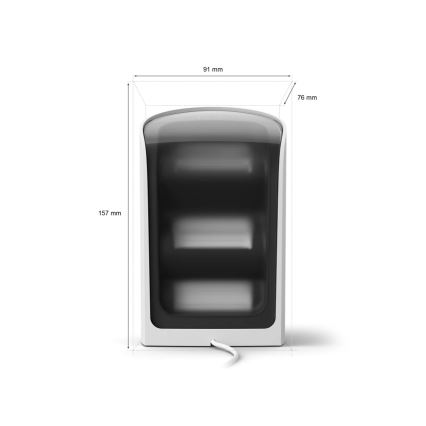 Philips - RINKINYS 2 vnt. LED RGBW Pritemdomas projektinis šviestuvas Hue PLAY Wall Washer LED/20W/230V 2000–6500K baltas