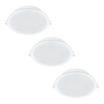 Philips - KOMPLEKTAS 3x LED įleidžiamas lubinis šviestuvas LED/5,5W/230V