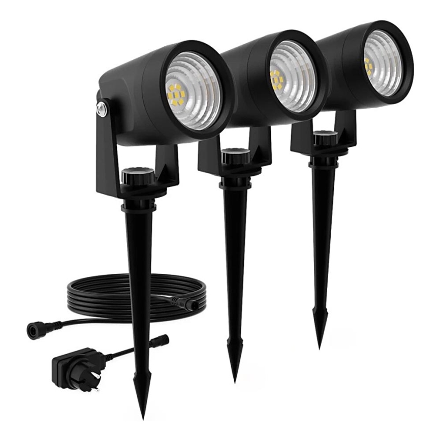 Philips - KOMPLEKTAS 3x LED lauko šviestuvas GARDENLINK REUEL LED/1,5W/230V 2700K IP44