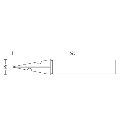 Philips - KOMPLEKTAS 3x LED lauko šviestuvas PUREX LED/1,5W/24/230V IP44