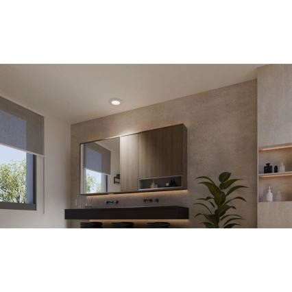 Philips - KOMPLEKTAS 3x LED RGBW Pritemdomas įleidžiamas lubinis vonios šviestuvas Hue SLIM LED/8,3W/230V IP44 2000-6500K