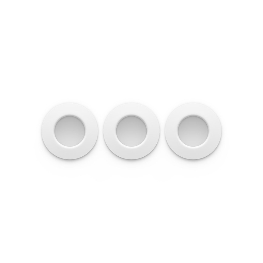 Philips - KOMPLEKTAS 3x LED RGBW Pritemdomas įleidžiamas lubinis vonios šviestuvas Hue SLIM LED/8,3W/230V IP44 2000-6500K